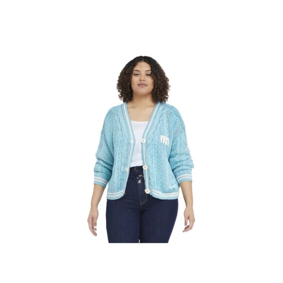 NWT - Taylor Swift 1989 (Taylor’s Version) Cardigan, , Light Blue – Size M/L - Picture 2 of 14